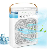 Portable Air Conditioner Fan 3 Wind Speeds 600ml Air Humidifier 7s LED Night Light Personal Cooling Fan Air Cooler Ice Air Cooler Fan Sprays 2 Year Warranty