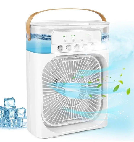 Portable Air Conditioner Fan 3 Wind Speeds 600ml Air Humidifier 7s LED Night Light Personal Cooling Fan Air Cooler Ice Air Cooler Fan Sprays 2 Year Warranty Portable Air Conditioner Fan 3 Wind Speeds 600ml Air Humidifier 7s LED Night Light Personal Cooling Fan Air Cooler Ice Air Cooler Fan Sprays 2 Year Warranty
