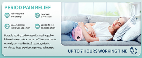 Period Cramp Relief Massager With Heating Pad For Back Pain|Crampfree- Period Cramp Relief Heater&Massager Period Cramp Relief Massager With Heating Pad For Back Pain|Crampfree- Period Cramp Relief Heater&Massager